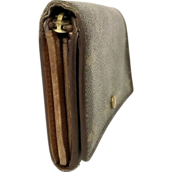979148BR (L1) Louis Vuitton Wallet Porte Monnaie Billets Tresor Brown Monogram - Picture 4 of 9